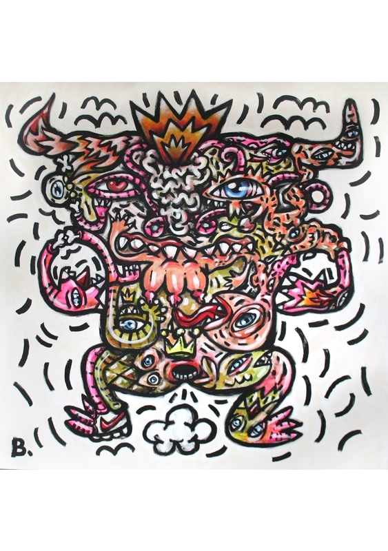 Benoit Debbane, Exhibition of Doodlings on the theme OUGA OUGA